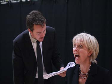 Stephen Eliot-McDonald as Lancelot and Nelly Morrison as Guinevere in 'King Arthur 08'