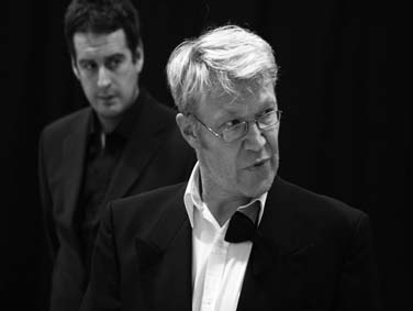 From left: James Watson as Breunor and Ian Sexon as King Arthur in 'King Arthur 08'