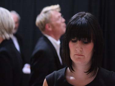 From left: Nelly Morrison, Nick Cheales, Ian Sexon and Lisa Nicoll in 'King Arthur'