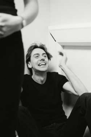 Neil Howman in rehearsals for 'Measure for Measure'