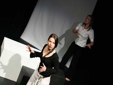 From left: Shian Denovan as Ach and Fiona Morrison as Agus in 'Still'