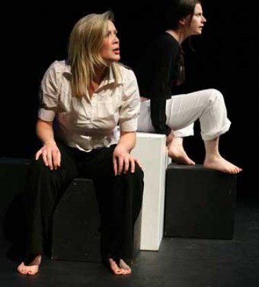 From left: Fiona Morrison as Agus and Shian Denovan as Ach in 'Still'